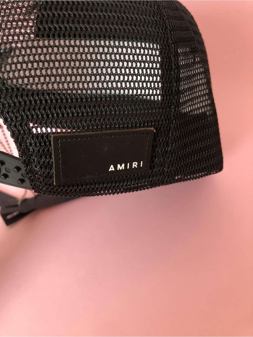 Amiri Black Trucker Hat with White Star Baseball Cap - Picture 8 of 13